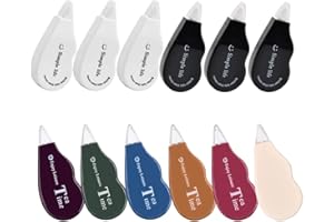 Enzyluxe 12Pcs Correction Tapes, 4mx 3cm Tipex Mini Pocket Mouse Correction Tape, Eraser Tape Correction Tape Roller Writing Tape, Easy Correction Tape, for Home School Office(COLOR:Colorful)