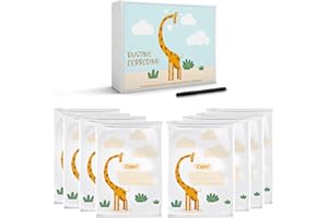 Baby Lama 8 Buste Corredino Neonato Ospedale, Bustine Trasparenti Cambio Neonato - Idea Regalo Neonato per Lista Nascita, Sacchetti per Borsa Parto 100% Made in Italy, per Maschio e Femmina