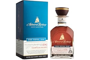 Admiral Rodney HMS ROYAL OAK Extra Old Saint Lucia Rum 40% Vol. 0,7l in Giftbox