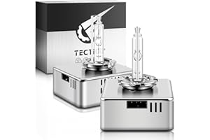 TECTICO D5S 35W Xenon Bombillas Faro Bixenón Lampara HID Kit 12V CC 6000K Blanco +300% HID Kit de Repuesto de Bombilla de Coche, 2 Piezas