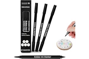 FANWINKJ crayons de couleur alimentaire, 3 noir gâteau cuire colorants alimentaires pour enfants et adultes décoration de la crème glacée alimentaire bricolage colorant alimentaire