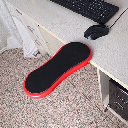 HENGSONG 1x PC Computer Laptop Arm Handgelenkauflage für Ausflüge Tabelle Pad Unterstützung Unterarm Armlehne (Rot) - 2