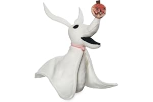 Disney Store Official Zero Small Mini Bean Bag Plush, Tim Burton's The Nightmare Before Christmas, 24cm/9”, Small Cuddly Stuffed Toy Dog Ghost, Suitable for Ages 0+