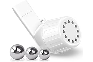 SEABABOO Appareil de retrait de mucus extenseur Exerciseur Pulmonaire Entraîneur Respiratoire Exerciseur pulmonaire La physiothérapie de l'air nettoie les poumons et améliore (Blanc, M)