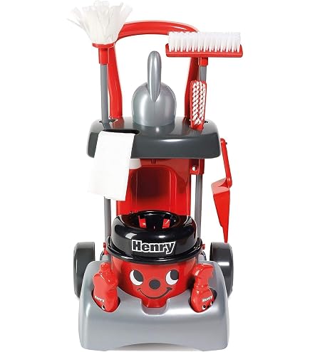 Casdon Henry & Hetty Toys – Chariot de nettoyage Hetty – Ensemble