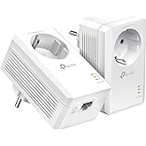 TP-Link TL-PA7017P KIT, AV1000 Gigabit Passthrough Powerline Starter Kit