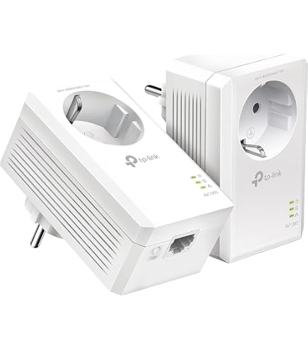 STRONG Kit adattatore Powerline WiFi AV600, HomePlug AV2 Powerline WiFi Extender, WiFi 300 Mbps, Plug & Play con pulsante di coppia, modalità di risparmio energetico, porte LAN 100 Mbps, ideale per TV STRONG Kit adattatore Powerline WiFi AV600, HomePlug AV2 Powerline WiFi Extender, WiFi 300 Mbps, Plug & Play con pulsante di coppia, modalità di risparmio energetico, porte LAN 100 Mbps, ideale per TV