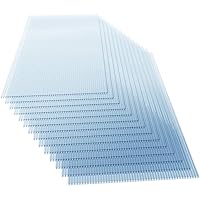 Deuba 14x Polycarbonat Hohlkammerstegplatten 4mm 10,25 m² Doppelstegplatte 1210x605 Stegplatte Gewächshausplatte