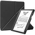 SKEIDO For Kindle Scribe 2022 Smart Case 10.2 inch Multi-folding Stand Cover Magnetic Shockproof Full Protection Shell Auto Wake/Sleep (Black)