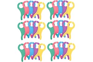 EXCEART Planche À Enrouler Poisson 40 Pièces Outil De Tricot En Plastique Bobineur Laine Organisateur Pour Artisanat Et Diy