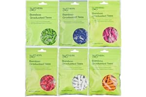 Northern Golf Graduated Bamboo Golf Tees / 100% BIODEGRADABLE/BUMPER PACK