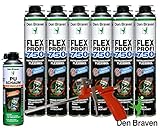 Den Braven Spar Kombi Set 6 x Flex Profi Fensterschaum 750ml...