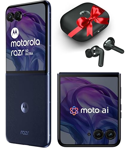 Refurbished) Motorola razr 40 Ultra (Infinite Black, 8GB RAM