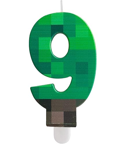 Set 25 Decorazioni Per Torte Pixelate - Topper Carta Per Compleanni, Baby Shower, Feste A Tema - Foto 5