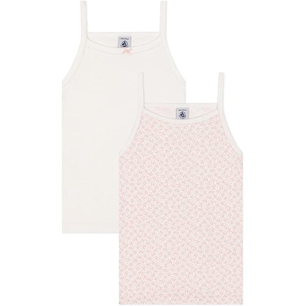 Petit Bateau A0d3y Camicie Con Bretelle, Variante 1, 3 Anni (Pacco Da 3) Bambina