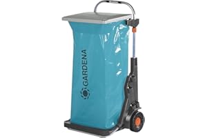 Gardena Eco-Roll: Versatile Carrello di Trasporto per Il Giardino, con carriola per Sacchi Integrata, Ruote per Erba (232-20)