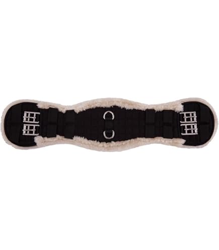 Ceinture De Dressage Devoucoux Anatomique Courte Rembourrée – Noire, 16-40 Cm, Neuve