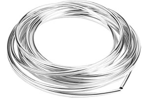 BEDIFFER 6m/19.7ft Car Door Trim Strip Line, Car Door Edge Modanatura Trim Strip Scratch Guard Protector Cover For Car's Door, Air Conditioner Rim, Grille Rim(D'argento)