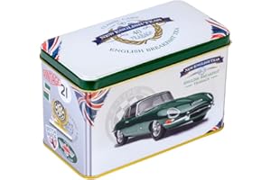 New English Teas Jaguar E-Type Tea Tin with 40 English Breakfast Teabags