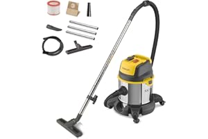 Stanley 51694 Odkurzacz na Sucho i Mokro, 1400 W, Czarny/Żółty, 20 l