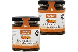 Cumbrian Delights St Clements Marmalade Twin Pack, Orange, Lemon & Citrus Flavour, Handcrafted in the Lake District, No Flavouring, Additives & Preservatives, Nut & Gluten Free, Vegan 2 x 210g