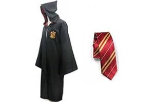 BH+ Harry Potter Giovanile Adulti Robe Mantello Grifondoro Partito del Vestito Operato Cosplay SM XL