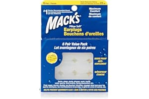 MACK'S Macks - Tappi auricolari in morbido silicone per federa