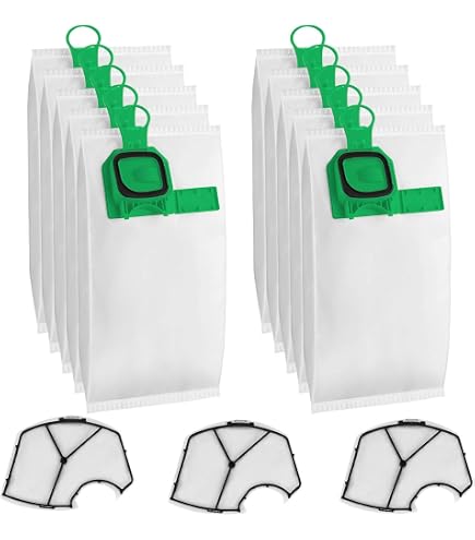 6 Sacchetti Per Aspirapolvere Microfibra Compatibili Folletto Vorwerk Kobold VK140/VK150