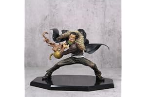 REOZIGN One Piece Figures, Crocodile Figure Statue 17cm / 6.7inch ''Desert King'' Sir Crocodile Figure Cartoon Doll Jouets Anime Collection Décoration