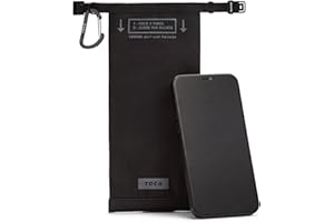 TOCA Faraday Bag No Signal Sleeve – Keyless Go Schutz, Anti-Tracking Faraday Tasche & RFID Blocker, Wasserfeste Handytasche mit EMF Shielding, Kompakte Datenhülle 24.5 x 10 cm