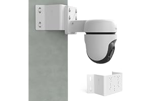 HOLACA Uchwyt ścienny pod kątem 90°, kompatybilny z kamerą monitoringową Tapo C530WS, C520WS, C510W, C500, C501W, TC40GW, C51A, C52A, uchwyt do kamery monitoringu zewnętrznego, solarny (kamera nie