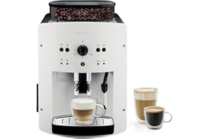 ‎KRUPS Krups Arabica Picto Ea8105 Ekspres do Kawy, Biały/Czarny, 1450 WW 230 VV