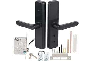 LEAPITURE Serrure Porte Intelligente à Empreinte Digitale Carte IC Mot de passe Clé mécanique Téléphone mobile App 5 en 1 Déverrouillage Serrure électronique pour appartement