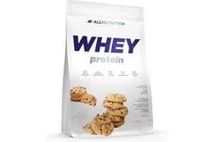 ALLNUTRITION Whey Koncentrat Białka w Proszku Budowanie mięśni z rozgałęzionymi aminokwasami BCAA Łatwo przyswajalne dla sportowców i osób aktywnych 2270 g Wanilia