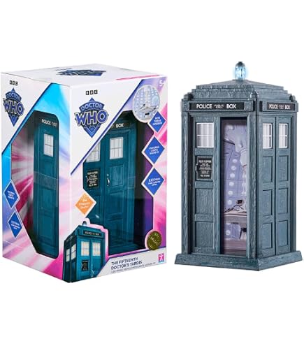 Scificollector Set Action Figure Doctor Who – Secondo Dottore E Tardis Da The War Games – 14 Cm – Edizione Da Collezione