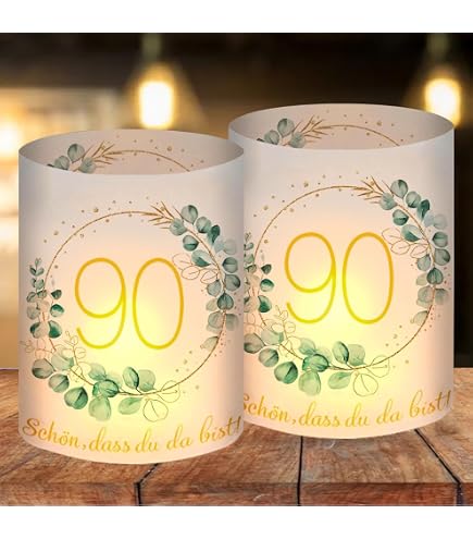 90. Geburtstagsschärpe & Tiara Set – Rose Gold, Mit „90 & Fabulous“ Aufdruck – Inkl. Kuchen-Topper