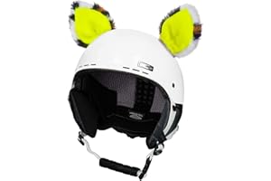 Crazy Ears Casque Accessoires pour Oreilles Chat Tiger Lux, grenouille décoration Casque de ski oreilles Convient pour casque de ski, casque de moto, et bien plus encore. Casque de vélo pour enfants et adultes
