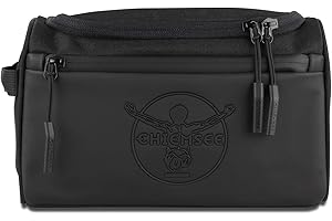 Chiemsee Track n Day Kulturbeutel zum Aufhängen für Damen und Herren, Kulturtasche Männer, Toiletry Bag Waschtasche Waschbeutel Toilettentasche, Schwarz