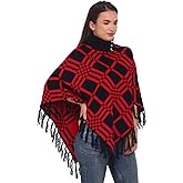eKools Women's Woolen Multicolor Winter wear Cardigans Shrug Poncho (Shrug1-64)