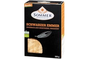 SOMMER CABLE Schwarzer Emmer Zwieback, 200 g