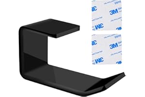 AILKIN Headphone Holder, Headphone Stand Hook, Under Desk Stick-On Headset Mount Hanger for Gaming Headphones, Earphones, Beats, Sony, Sennheiser, AKG, Bose, Xbox