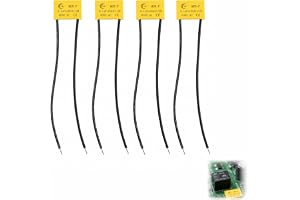 4 st RC kondensator 0,1µF, 0,1uF 600 VAC Snubber kondensator med 100 ohm motstånd 1/2 W, elektrisk reläborttagare för kontakt
