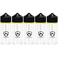 Copackr Chubby Gorilla V3 dropper bottles, plastic bottles with measure for oil, ink and/ or chemicals, perfect for travel, liquid bottles, with child safe cap, set of 5 (100 ml)