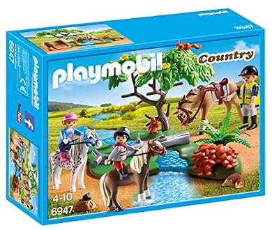 Playmobil - 6947 - Cavaliers + Poney et Cheval