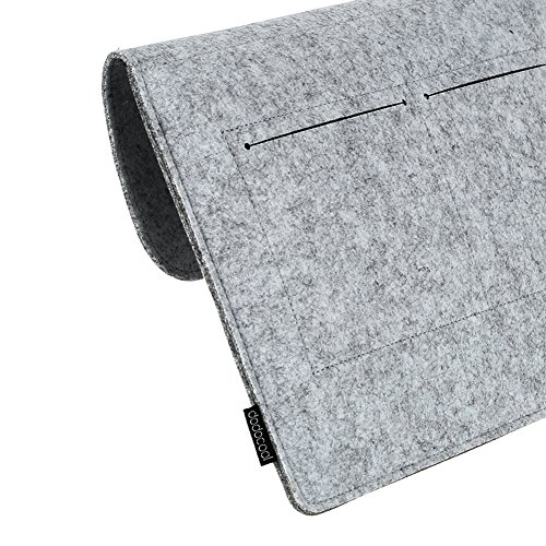 dodocool 13,3 Zoll Filz Sleeve Hülle Ultrabook Laptop Tasche für 13″ Macbook Air/ Pro Retina 12,9 Zoll iPad Pro, Grau - 7