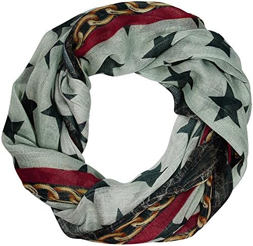 Blaumax Star and Chain Scarf 180 x 70 cm 50% Cotton 50% Modal