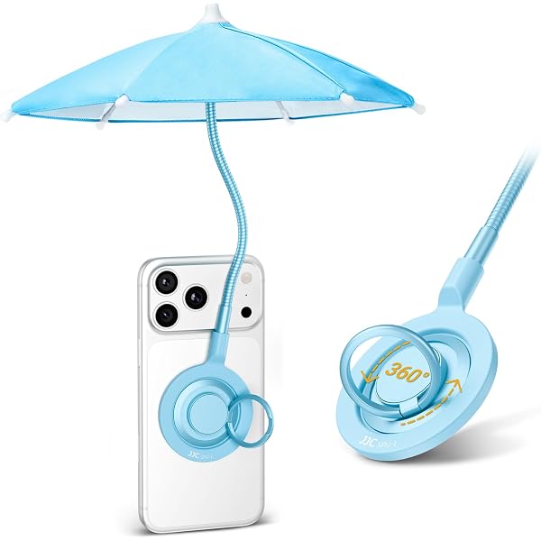 Parasol Portable Kit 2 Mini Parapluies Magnétiques Pour Téléphone (Bleu/Noir) - Protection Soleil & Pluie Petit Parapluie Parasol Portable Kit 2 Mini Parapluies Magnétiques Pour Téléphone (Bleu/Noir) - Protection Soleil & Pluie Petit Parapluie