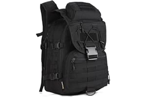 YuanWen Tactical Backpack 40L Trekking Rucksack Water Resistant Military Army Combat Rucksack MOLLE Hiking Backpack