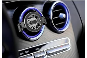 YIEDDE kompatybilny z Mag-Safe Samochodowy uchwyt na telefon, kompatybilny z iPhone serii 12-16 i standardowymi obudowami, okrągły uchwyt wentylacyjny do Mercedes-Benz A/B/C/E/S-Class, Mini Cooper