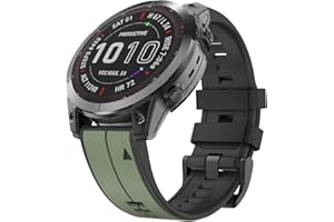 MYSNBKN Cinturino per Garmin Fenix 7/Fenix 6/Fenix 6 PRO/Fenix 5/Fenix 5 Plus/Forerunner 935/945, 22mm Cinturino di Ricambio in Silicone, Braccialetto Quick-Fit